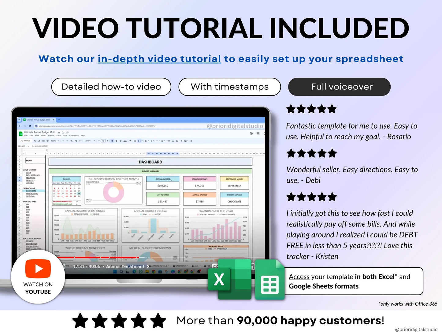Annual Budget Spreadsheet Excel Google Sheets Budget Template Monthly Budget Tracker Bill Deb